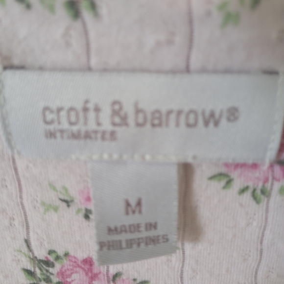 Croft & Barrow Long Sleeve Night Gown (NWOT). M - Picture 3 of 5